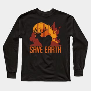 Save Earth, Rescue Animals for men women dad mom Premium T-Shirt Long Sleeve T-Shirt